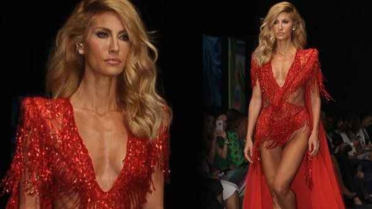 Podyumda Çağla Şikel fırtınası