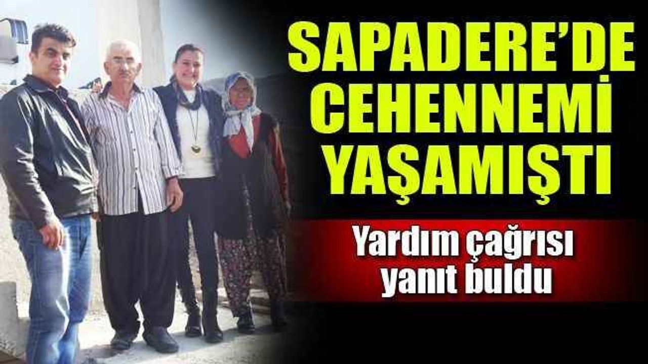 Sapadere yangını mağdurlarının yaraları sarıldı
