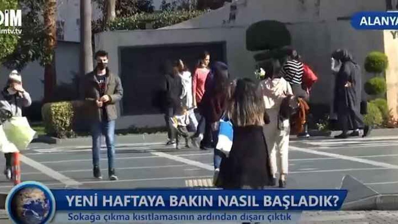 Kısıtlama sonrası Alanya sokakları dolup taştı