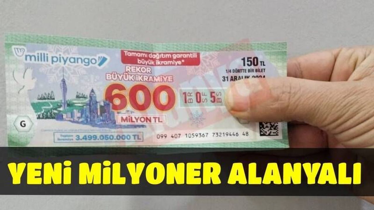 Yeni yılın ilk milyoneri Alanyalı