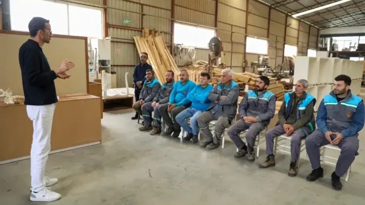 Alanya’da marangozhane personeline işitme taraması ve ergonomi eğitimi