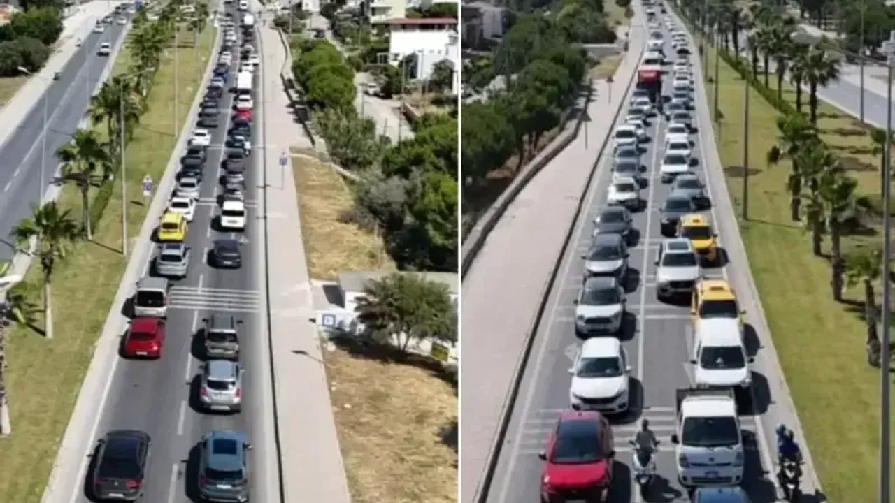 Yerli turist Alanya'yı değil orayı seçti! İlçeye gün bitmeden 60 binden fazla araç girdi