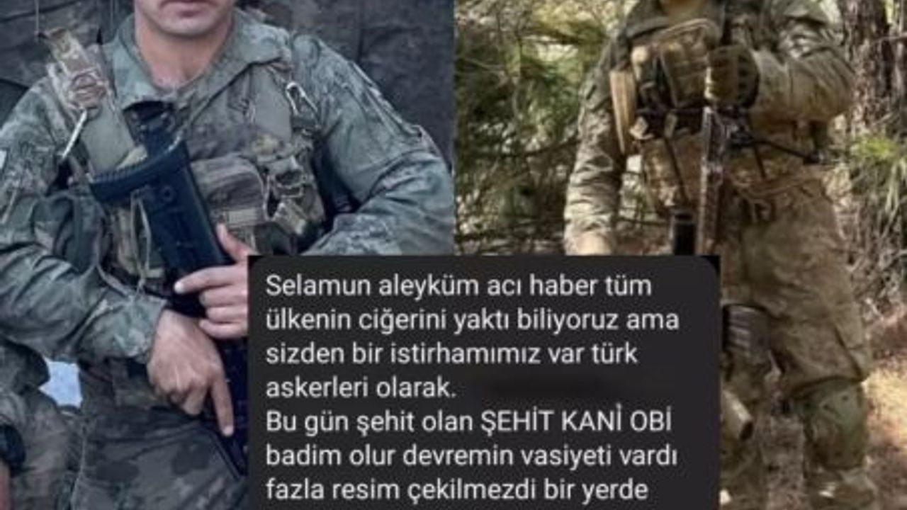 12 askerimizin şehit olduğu olayda kahreden vasiyet: "Her yerde paylaşılsın"