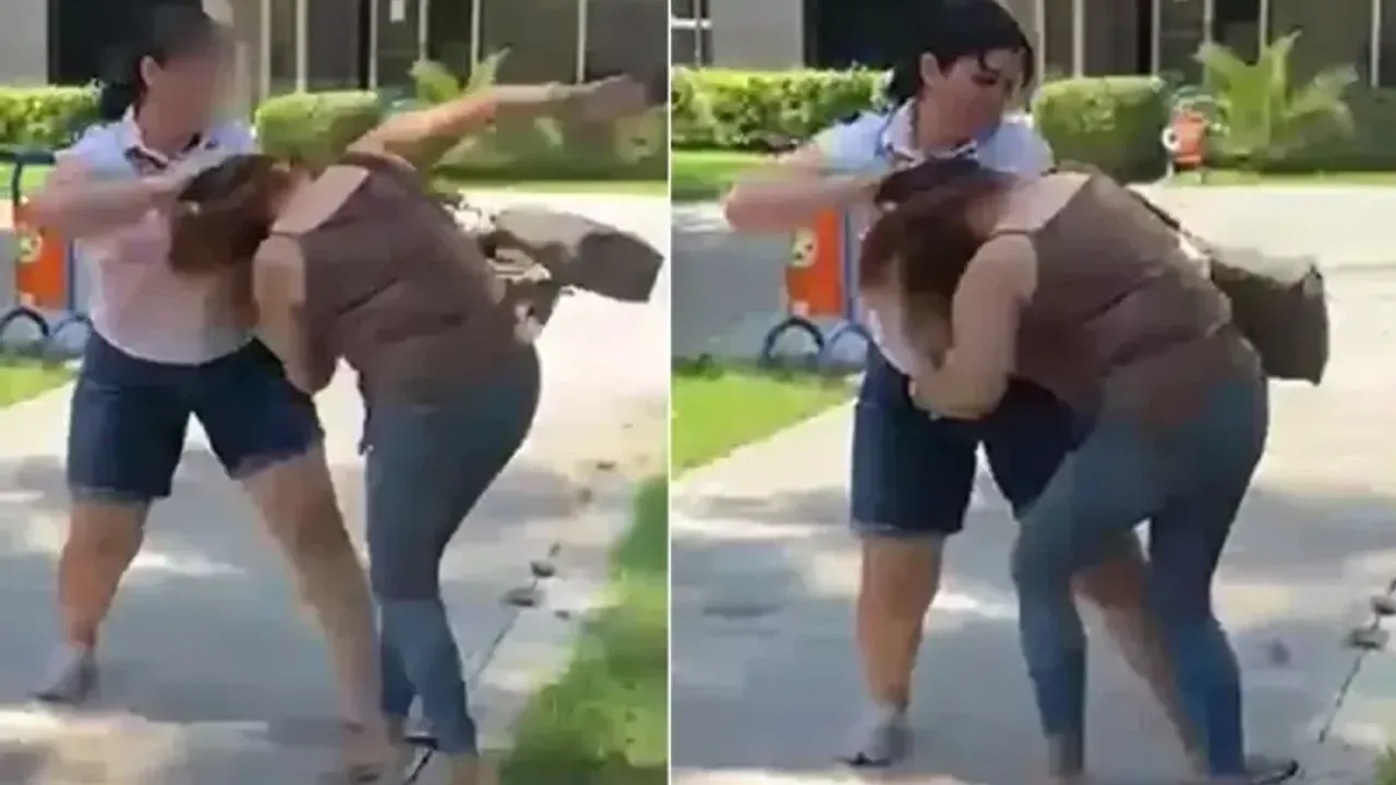 Belediye müdürü kocasıyla yatakta bastığı kadını sokakta evire çevire dövdü