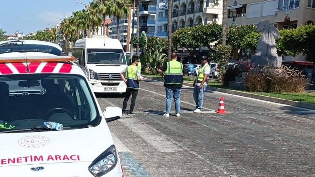 Alanya’da korsan taşımacılığa karşı sıkı denetim