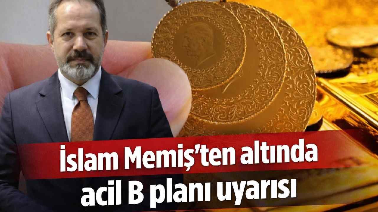 İslam Memiş'ten altında acil B planı uyarısı