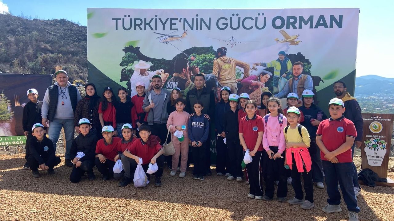 Alanya’da Orman Haftası’nda anlamlı etkinlik