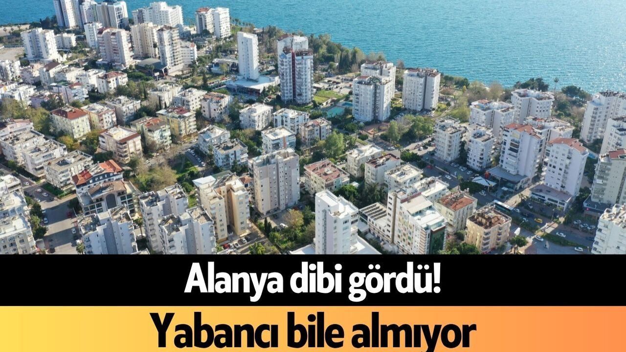 Alanya konut satışlarında ilk çeyrekte yüzde 20,8 düşüş