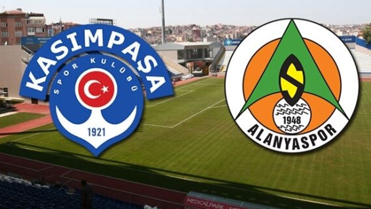 Kasımpaşa - Alanyaspor: İlk 11’ler belli oldu