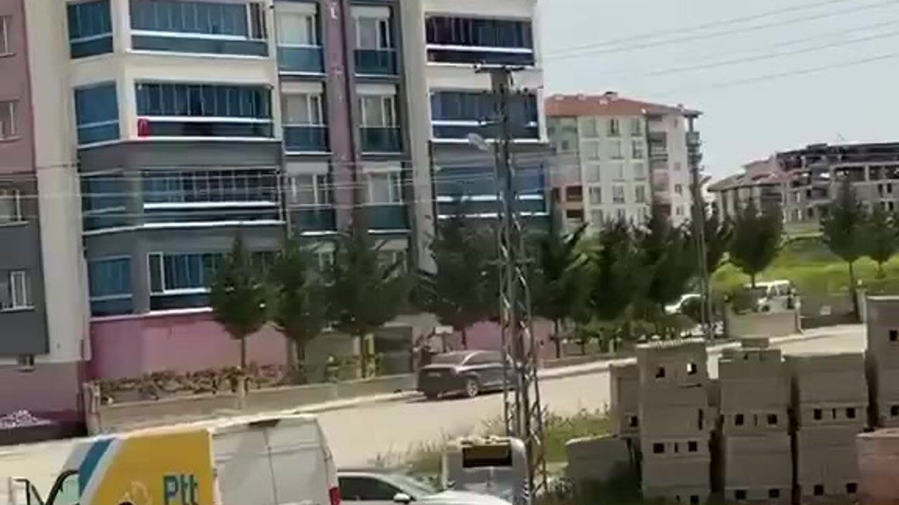 Ankara Polatlı'da silahlı çatışma kameraya yansıdı