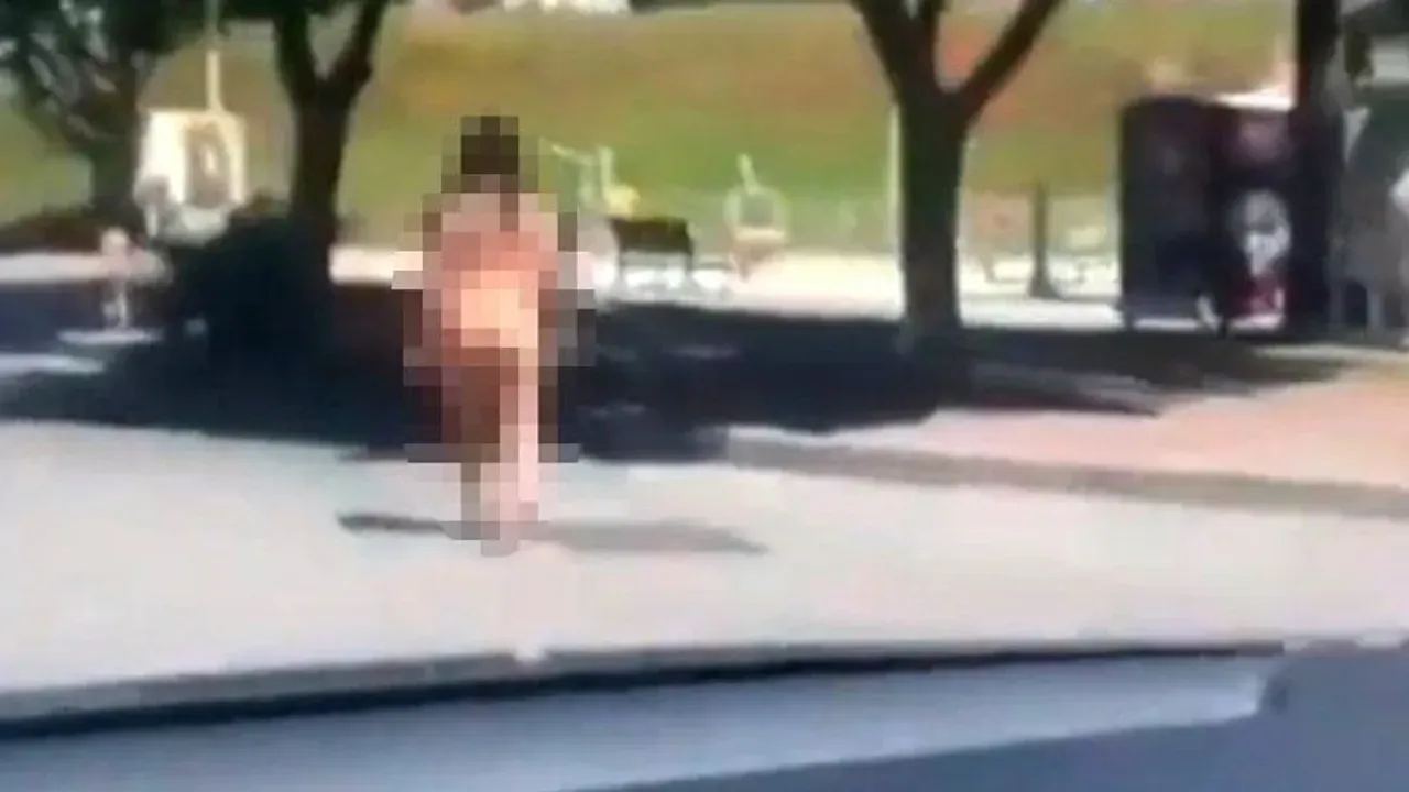 Antalya'nın gündemi sokaktaki çıplak kadınlar