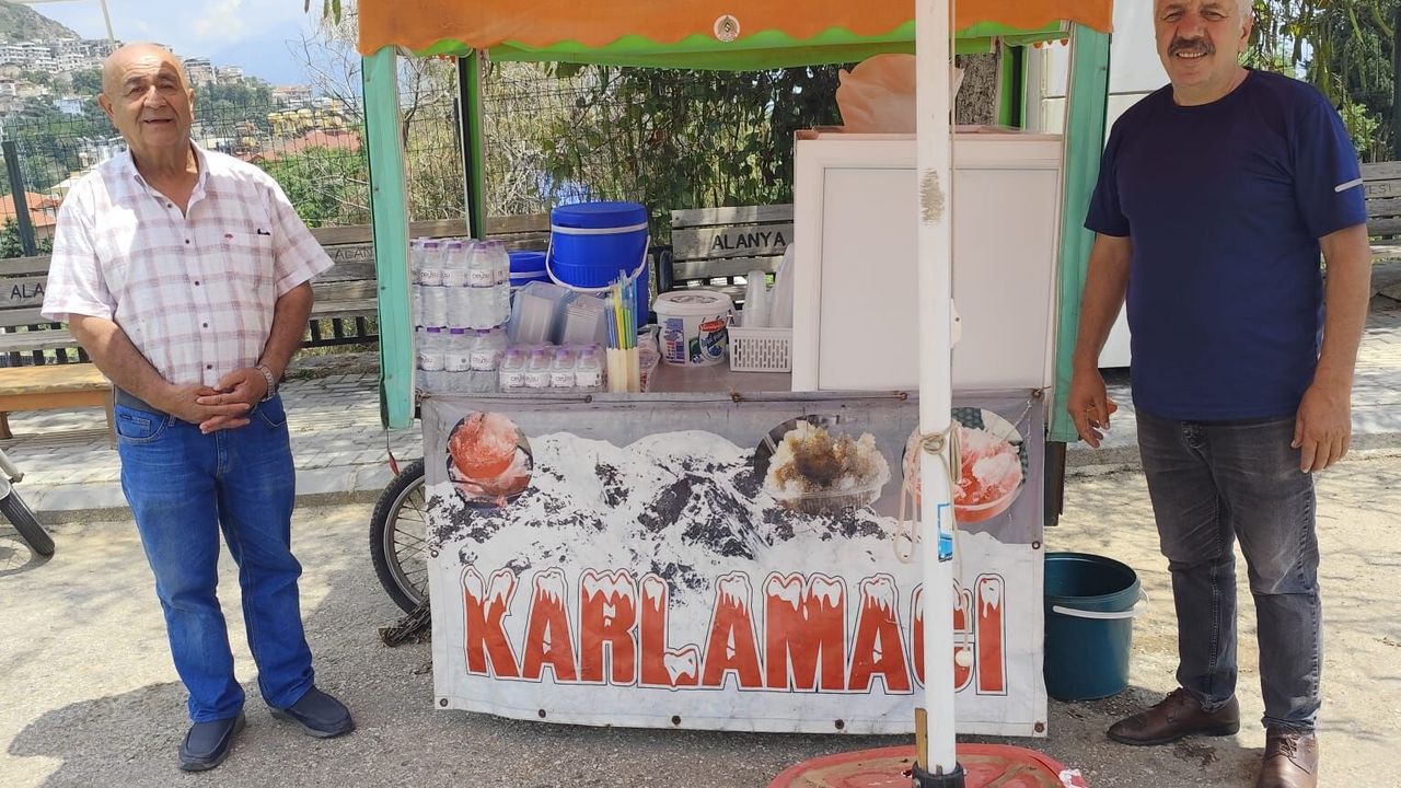 Alanya’da karlama mevsimi başladı