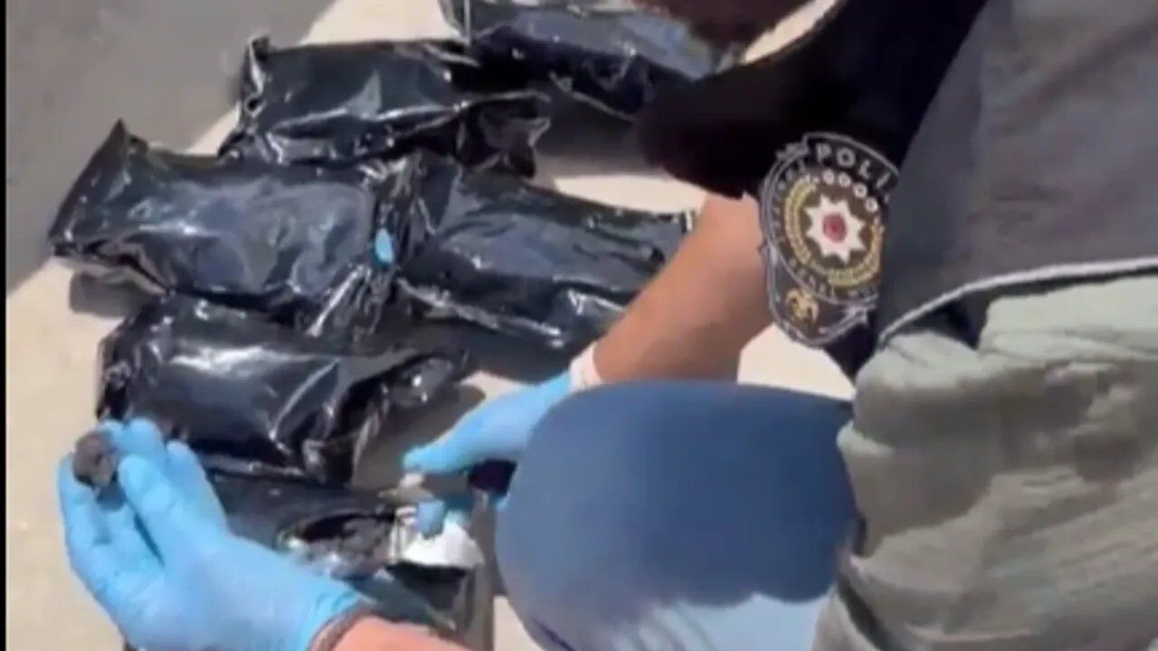 Konya'da 900 kilo uyuşturucuya dönüşebilen hammadde bulundu