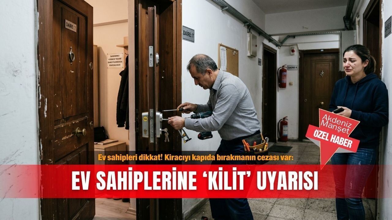 Kiracının kapı kilidini değiştiren ev sahibine cez