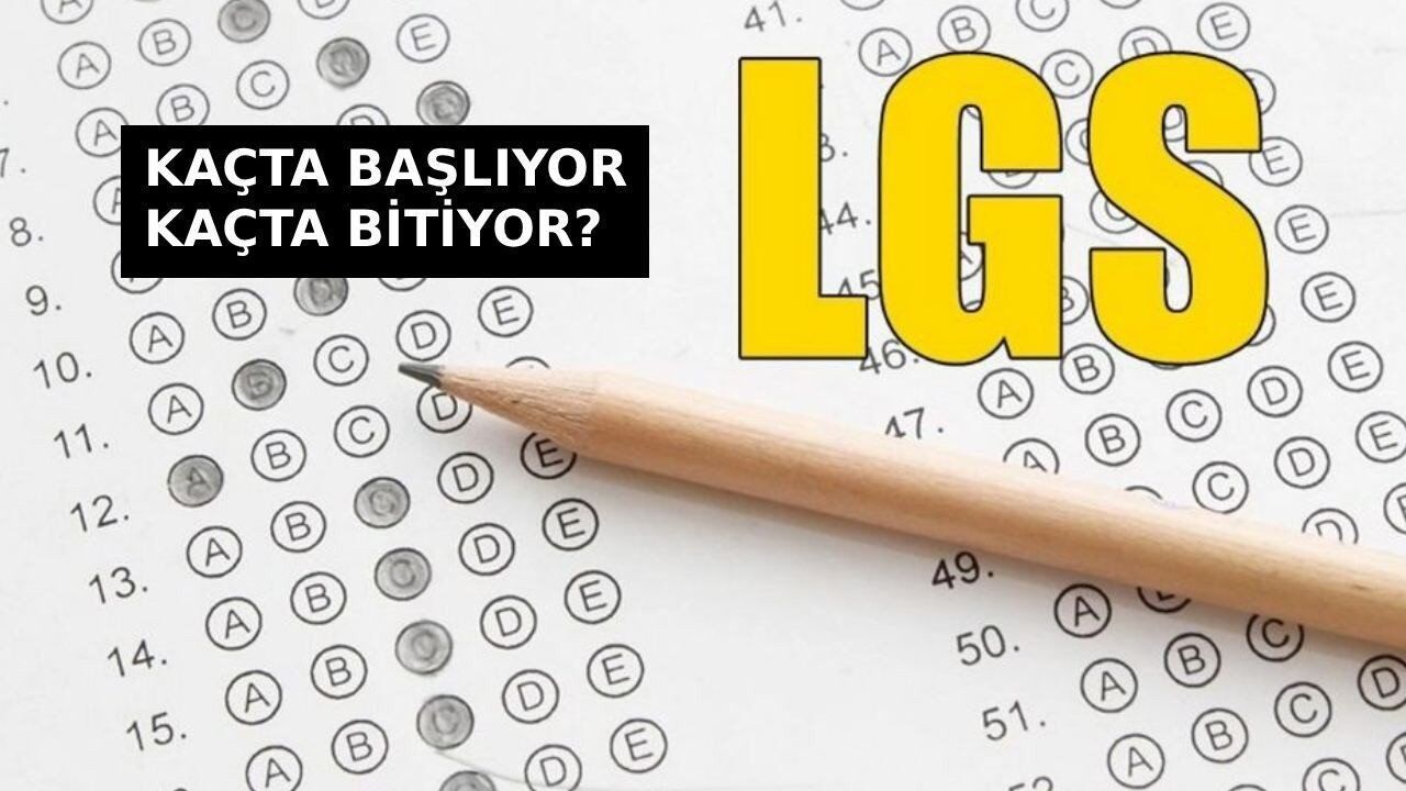 13 Haziran LGS oturum saatleri ve sınav kuralları
