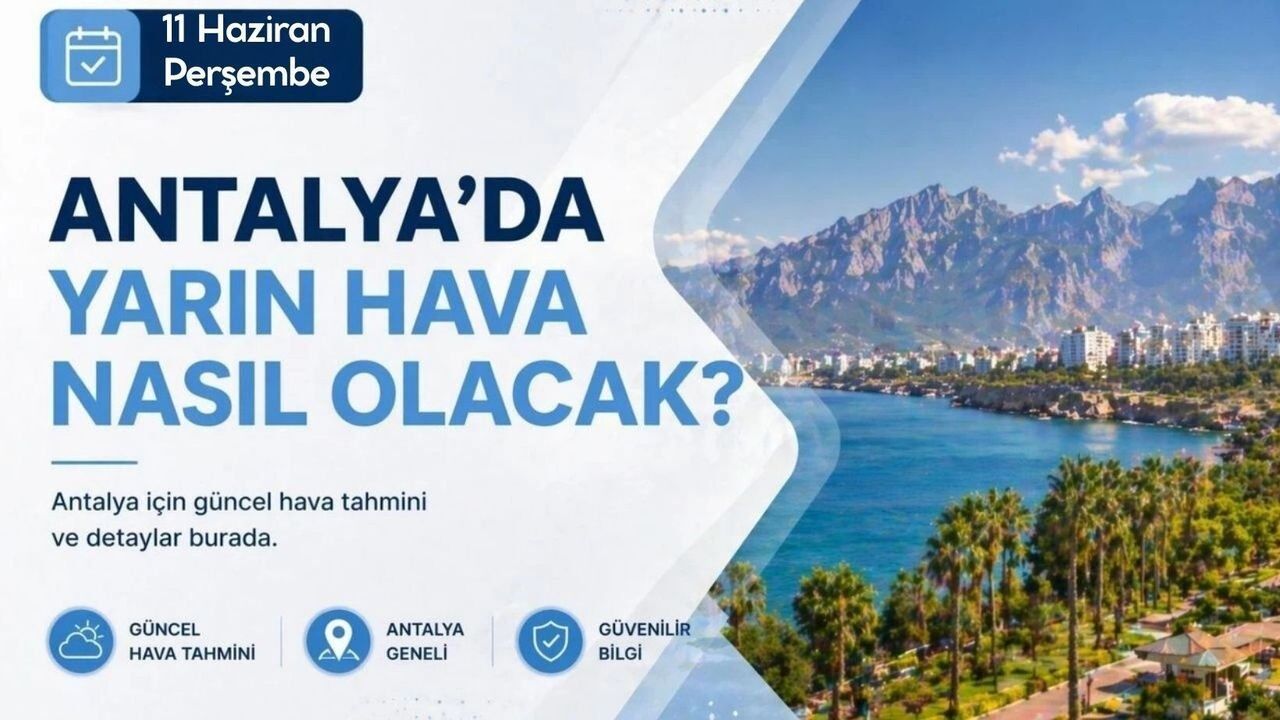 Antalya'nın yükseklerine sağanak, Alanya'ya yaz ha