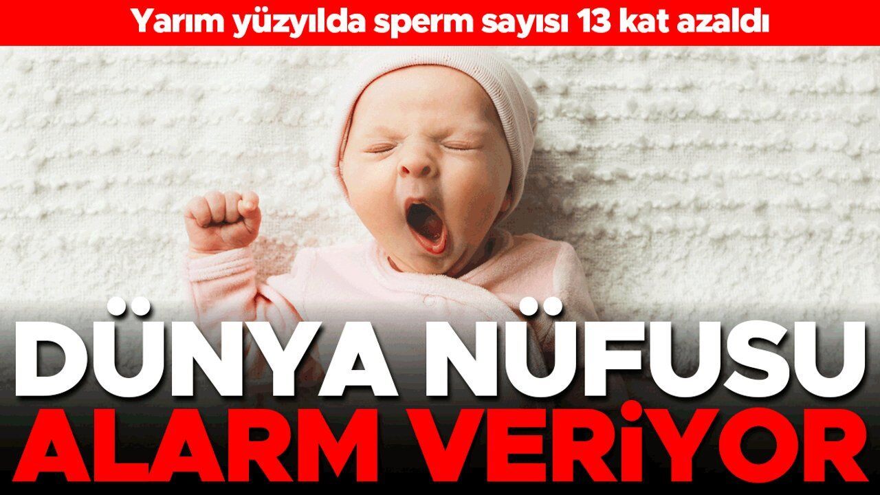 Erkeklerde sperm sayısı son 60 yılda 15 milyona ge