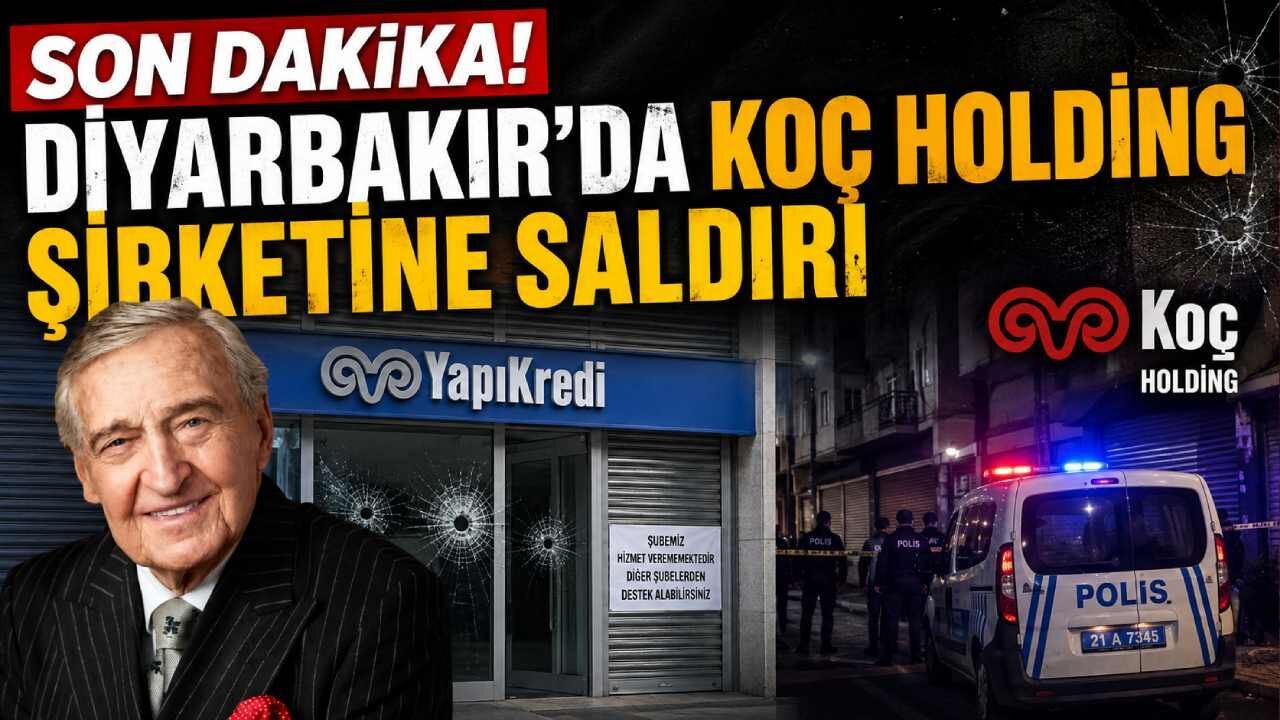 Son Dakika! Diyarbakır'da Koç Holding şirketine saldırı