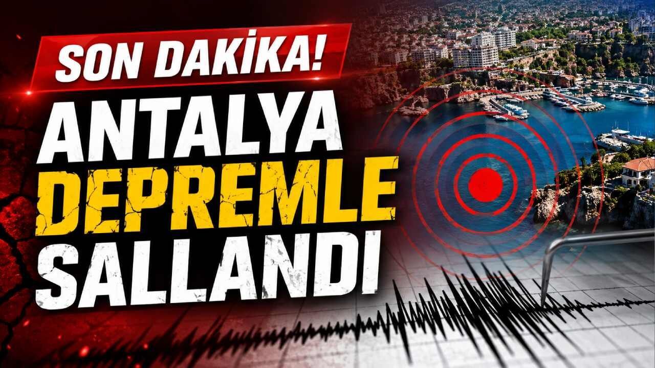 Kaş açıklarında 4,0 büyüklüğünde deprem meydana geldi