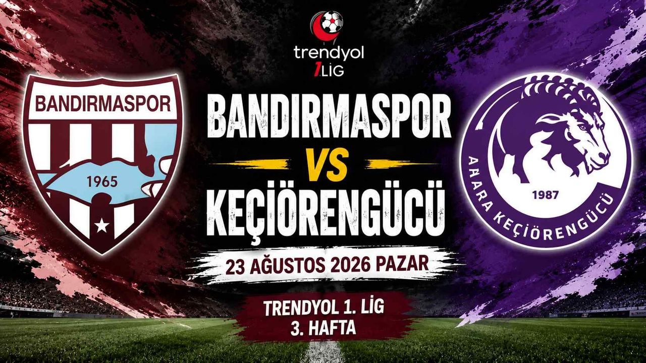Bandırmaspor-Keçiörengücü maçı saat kaçta, hangi kanalda?