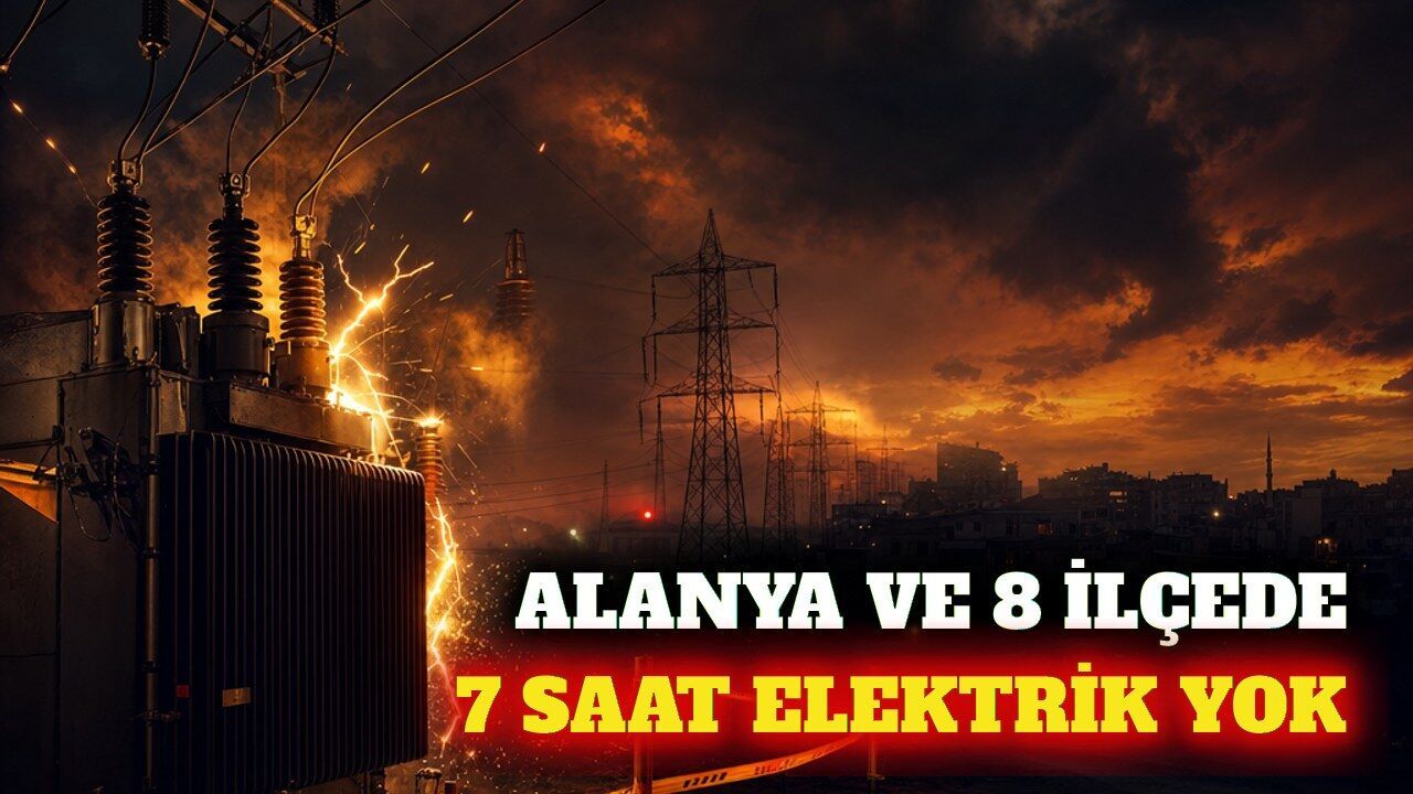 Alanya’da 7 saatlik elektrik kesintisi! 16 Eylül’de bu mahalleler dikkat