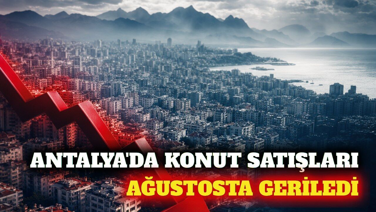 Ağustosta konut satışları geriledi