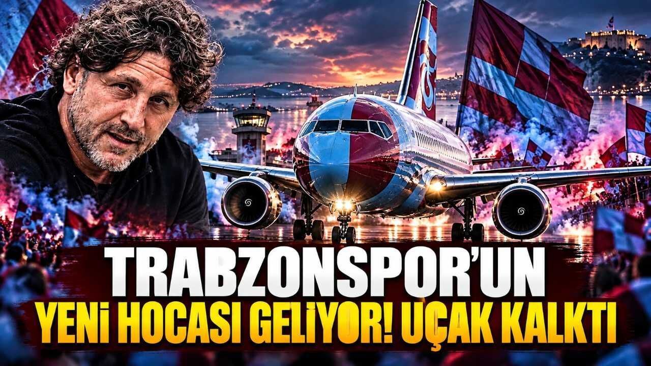 Uçak kalktı geliyor! İşte Trabzonspor'un yeni hocası