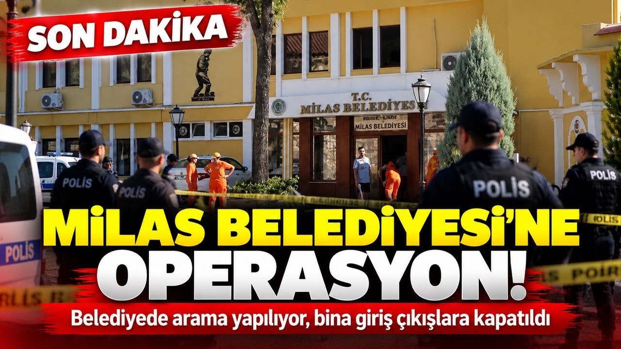 Milas Belediyesi'nde Polis Operasyonu: Binaya Girişler Kapatıldı