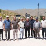 Alanya'dan Konya'ya uzanan yayla yolunda asfalt hazırlığı