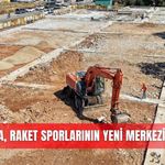 Muratpaşa'da tenis ve padel kortları inşa ediliyor