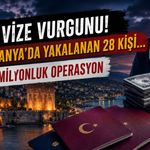 Dev vize vurgunu: İşte Alanya'da yakalanan 28 kişi