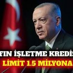 Esnafın işletme kredisi limiti 1,5 milyon liraya çıkarıldı