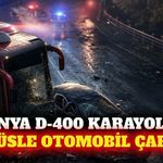 Alanya'da yolcu otobüsü ile otomobil çarpıştı: 1 yaralı
