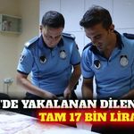 Kepez'de AVM önündeki dilenciden 17 bin 180 lira çıktı