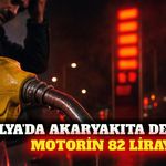 Antalya'da akaryakıta çifte zam: Motorin 82 lirayı aştı