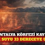 Antalya Körfezi'nde deniz suyu 33 dereceye ulaştı