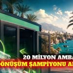 Antalya geri dönüşümde 20 milyon ambalajla zirveye yerleşti