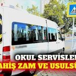 Yeni eğitim yılı öncesi okul servis ücretleri belli oldu