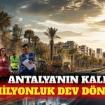Antalya merkezde 160 milyon liralık bulvar dönüşümü
