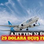AJet'ten 32 ülkeye 29 dolardan başlayan bilet kampanyası