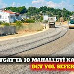 Manavgat'ta 10 mahallenin ulaşım altyapısı yenileniyor