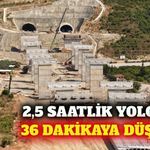 Antalya-Alanya otoyolu ile yolculuk 36 dakikaya iniyor