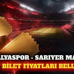 Antalyaspor - Sarıyer maçı bilet fiyatları belli oldu