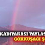 Alanya Kadıyakası Yaylası'nda yağmur sonrası gökkuşağı