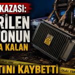Feci iş kazası: Devrilen trafonun altında kalan işçi hayatını kaybetti