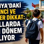 Alanya’daki öğrenci ve veliler dikkat: Okullarda yeni dönem başlıyor