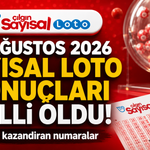 22 Ağustos 2026 Sayısal Loto sonuçları belli oldu! İşte kazandıran numaralar