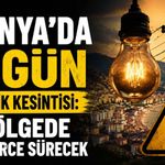 Alanya’da bugün elektrik kesintisi: İki bölgede saatlerce sürecek