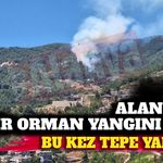 Son dakika - Alanya Tepe'de orman yangını