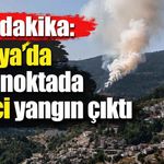 Son dakika: Alanya’da aynı noktada ikinci yangın çıktı